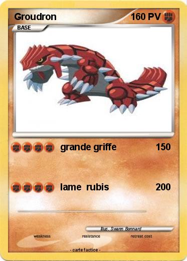 Pokemon Groudron