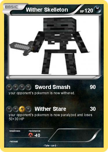 Pokemon Wither Skelleton