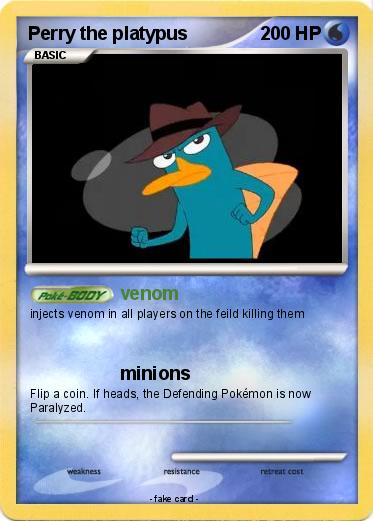Pokemon Perry the platypus
