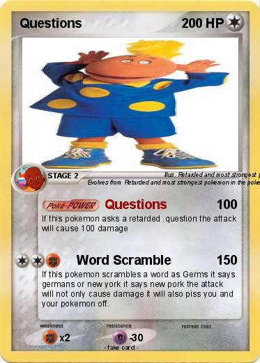 Pokemon Questions