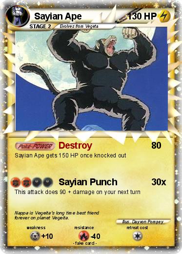 Pokemon Sayian Ape