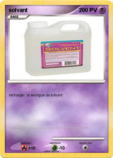 Pokemon solvant