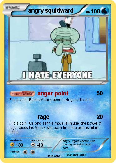 Pokemon angry squidward