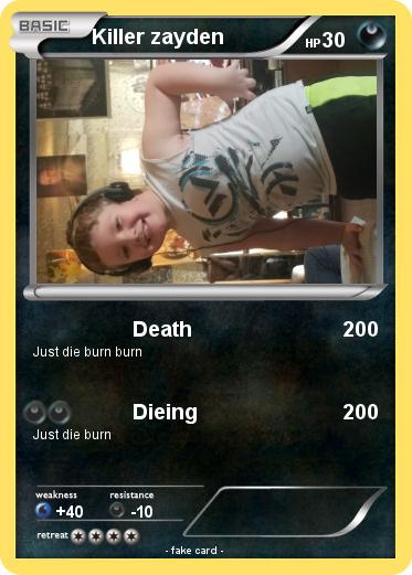 Pokemon Killer zayden