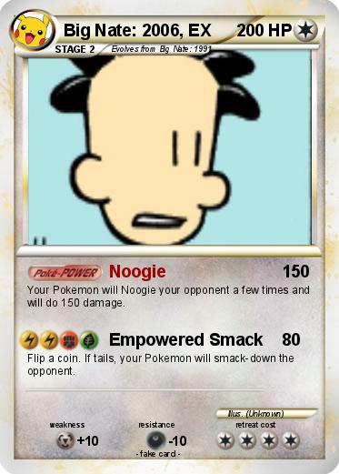 Pokemon Big Nate: 2006, EX