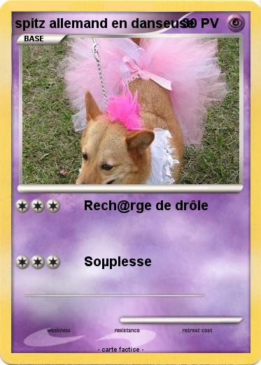 Pokemon spitz allemand en danseuse