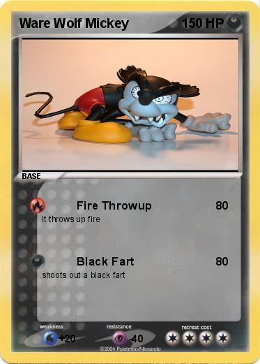 Pokemon Ware Wolf Mickey