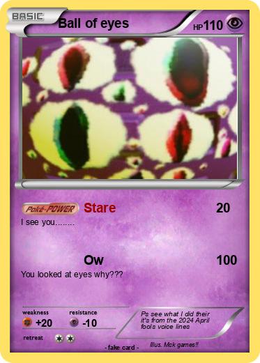 Pokemon Ball of eyes