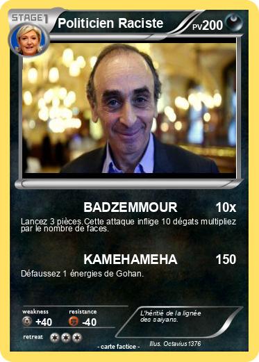 Pokemon Politicien Raciste