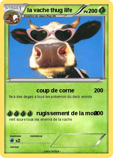 Pokemon la vache thug life