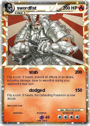 Pokemon swordfist