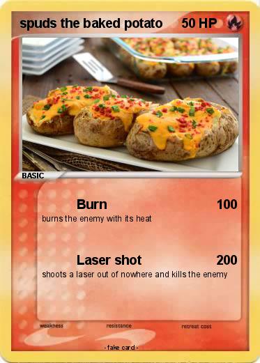 Pokemon spuds the baked potato