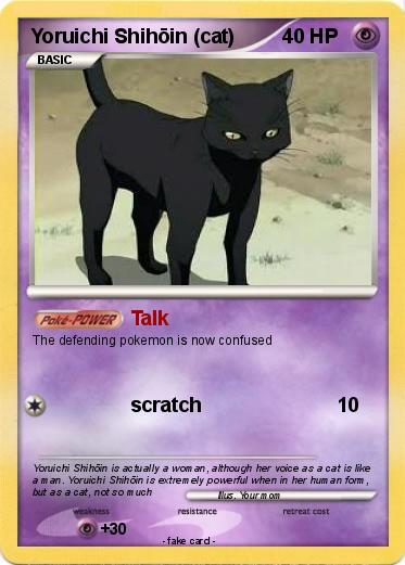 Pokemon Yoruichi Shihōin (cat)