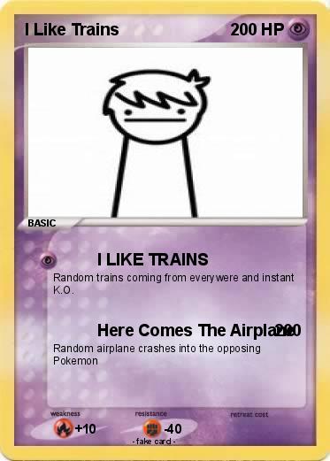 Pokemon I Like Trains