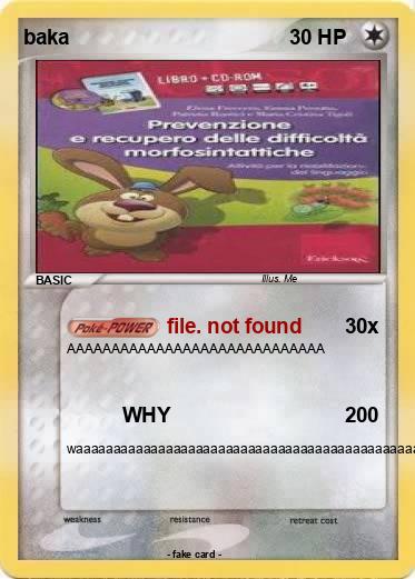 Pokemon baka