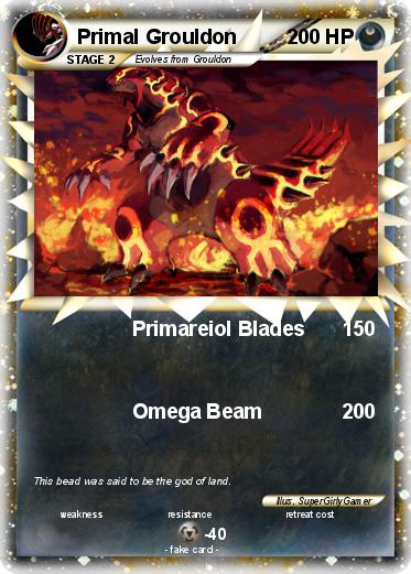 Pokemon Primal Grouldon