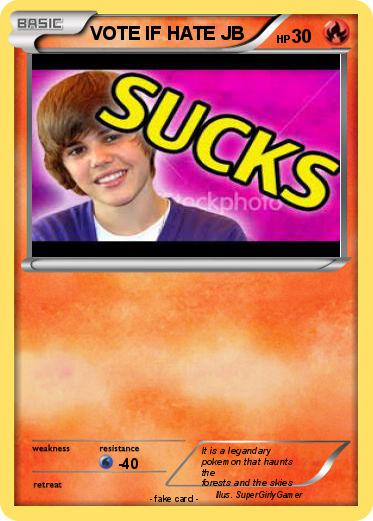 Pokemon VOTE IF HATE JB