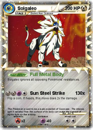 Pokemon Solgaleo