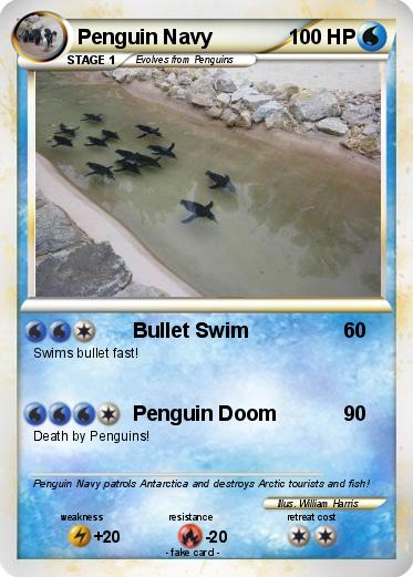Pokemon Penguin Navy