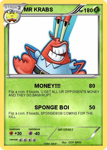 Pokemon MR KRABS