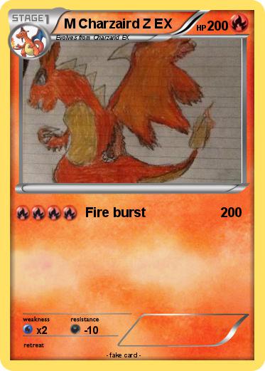 Pokemon M Charzaird Z EX