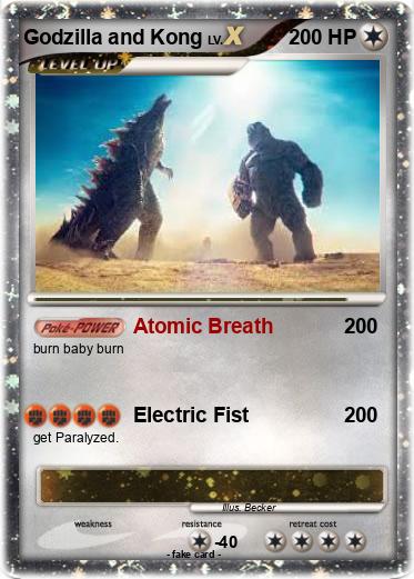 Pokemon Godzilla and Kong