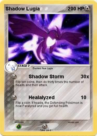 Pokemon Shadow Lugia