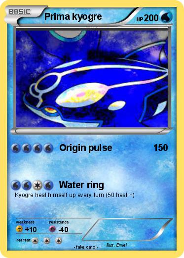 Pokemon Prima kyogre
