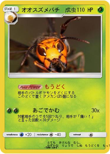 Pokemon オオスズメバチ　成虫
