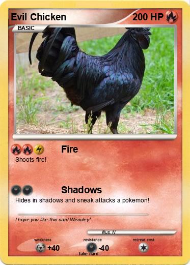 Pokemon Evil Chicken