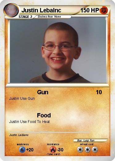 Pokemon Justin Lebalnc