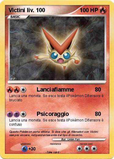 Pokemon Victini liv. 100