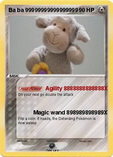 Pokemon Ba ba 99999999999999999
