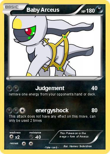 Pokemon Baby Arceus