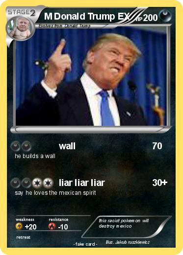 Pokemon M Donald Trump EX