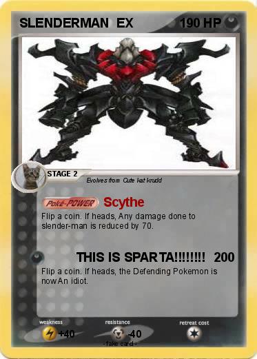 Pokemon SLENDERMAN  EX