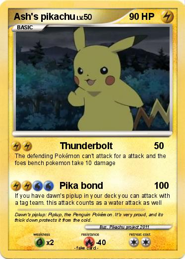 Pokemon Ash's pikachu