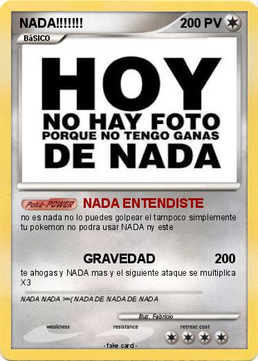 Pokemon NADA!!!!!!!