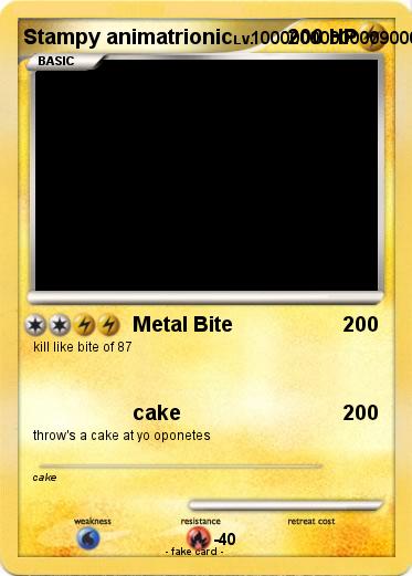 Pokemon Stampy animatrionic