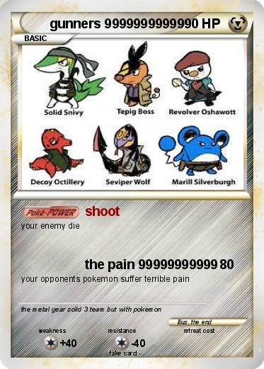 Pokemon gunners 99999999999