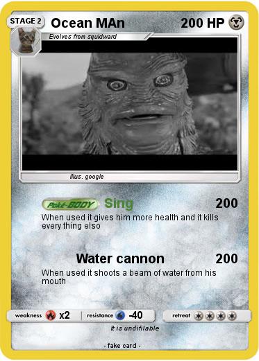 Pokemon Ocean MAn