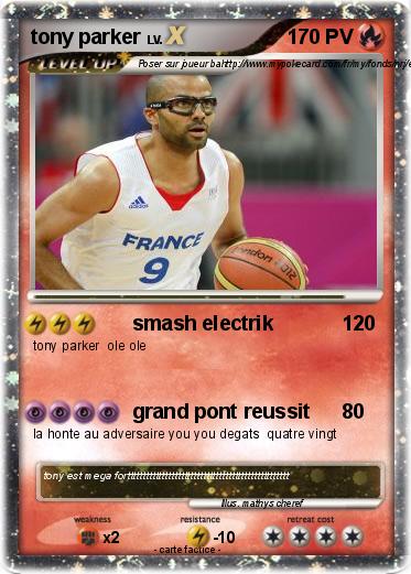 Pokemon tony parker