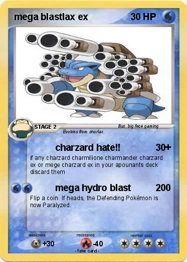 Pokemon mega blastlax ex