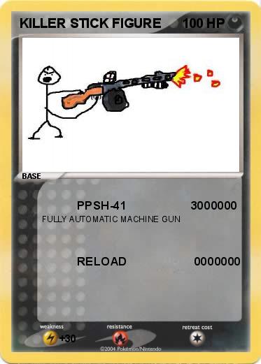 Pokemon KILLER STICK FIGURE