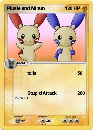 Pokemon Plusle and Minun