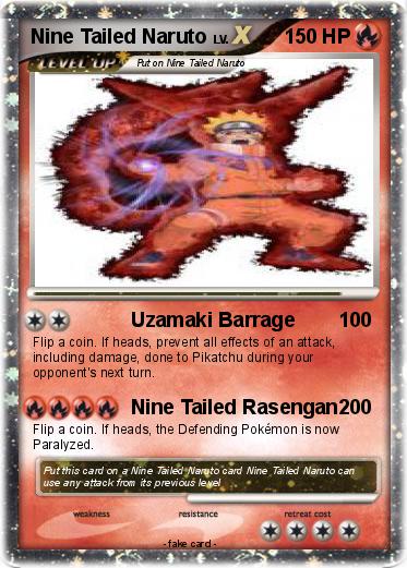 Pokemon Nine Tailed Naruto