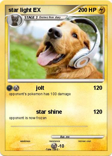 Pokemon star light EX