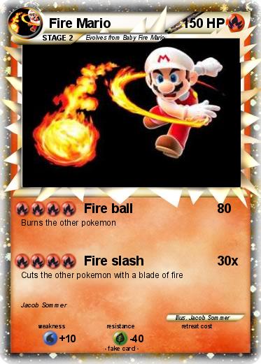 Pokemon Fire Mario