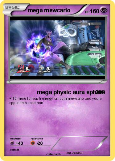 Pokemon mega mewcario