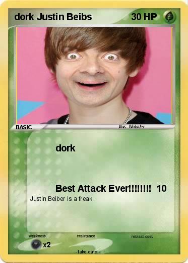 Pokemon dork Justin Beibs